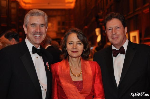 Mark Pigott OBE, Lady Julia Sheinwald, and British Ambassador Sir Nigel Sheinwald.  Ambassador and Lady Sheinwald served as the honorary co-chairs of this year�s gala.